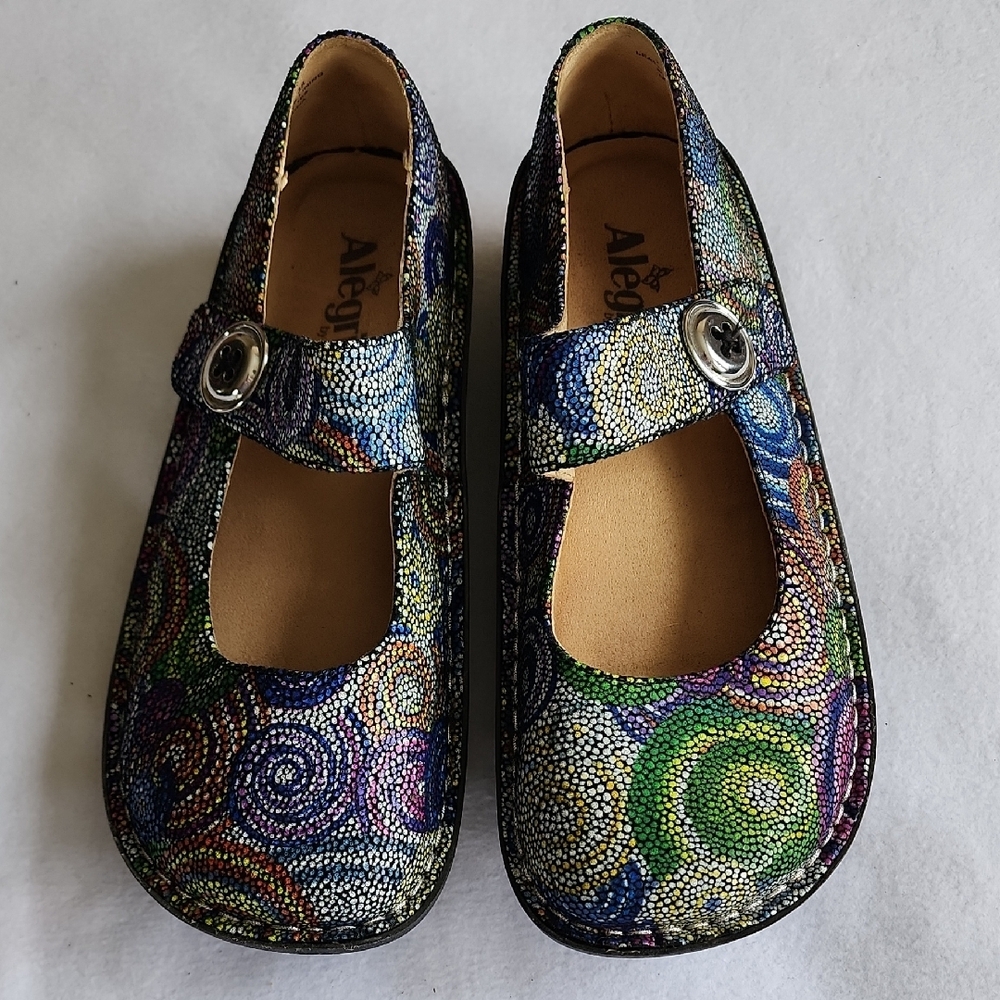 Alegria Multicolor Patterned Flats - image 6